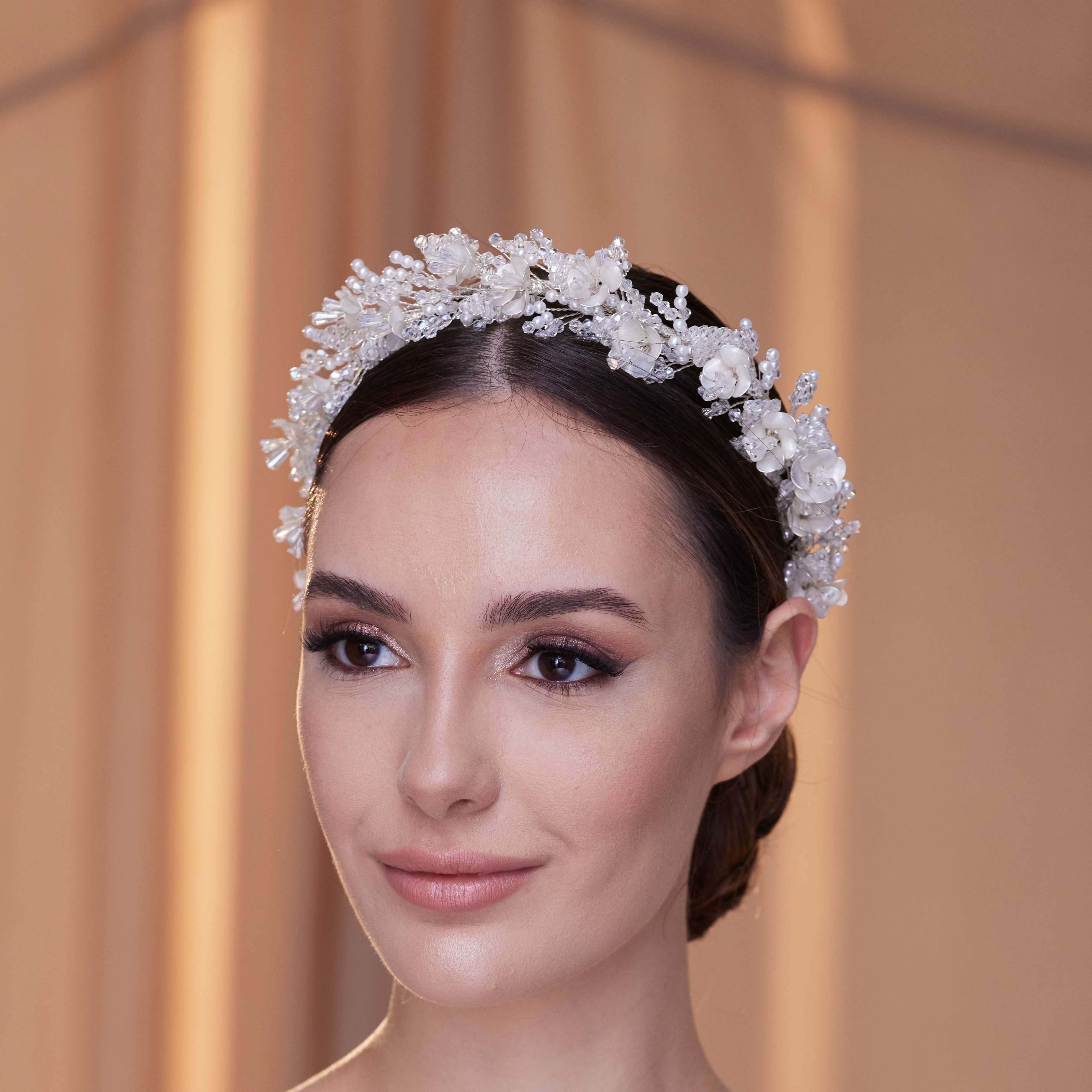 Elegant Bridal Hairband with Pearl – Bridal Port, view 2