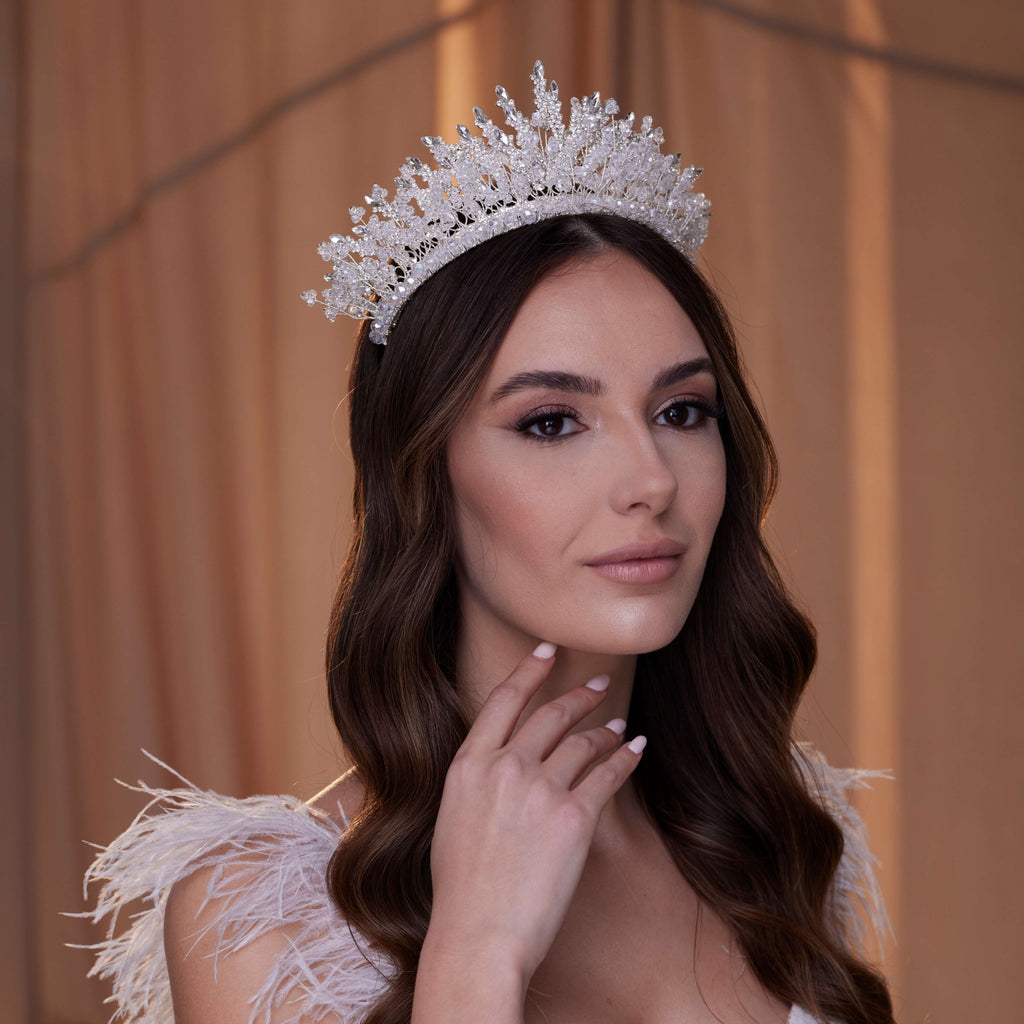 Sparkling Bridal Tiara – Bridal Port, view 3