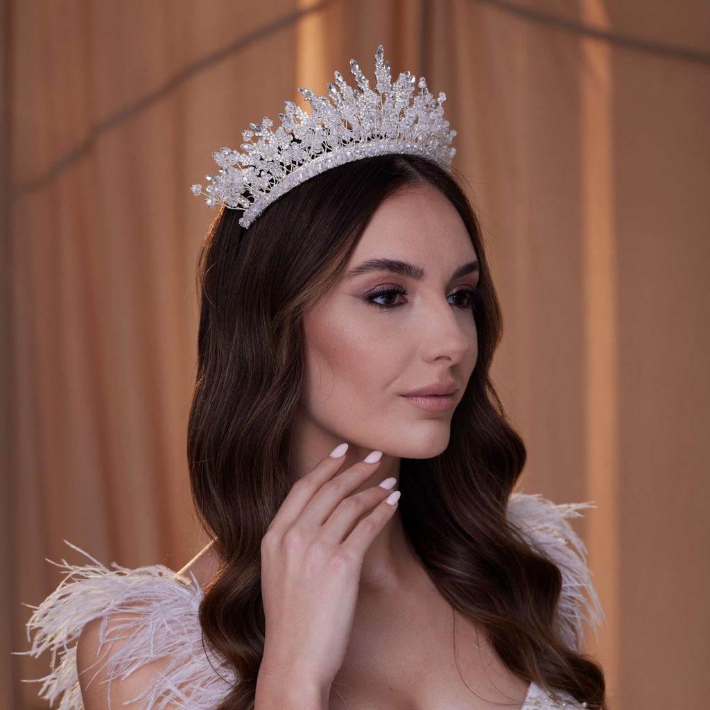 Sparkling Bridal Tiara – Bridal Port, view 4