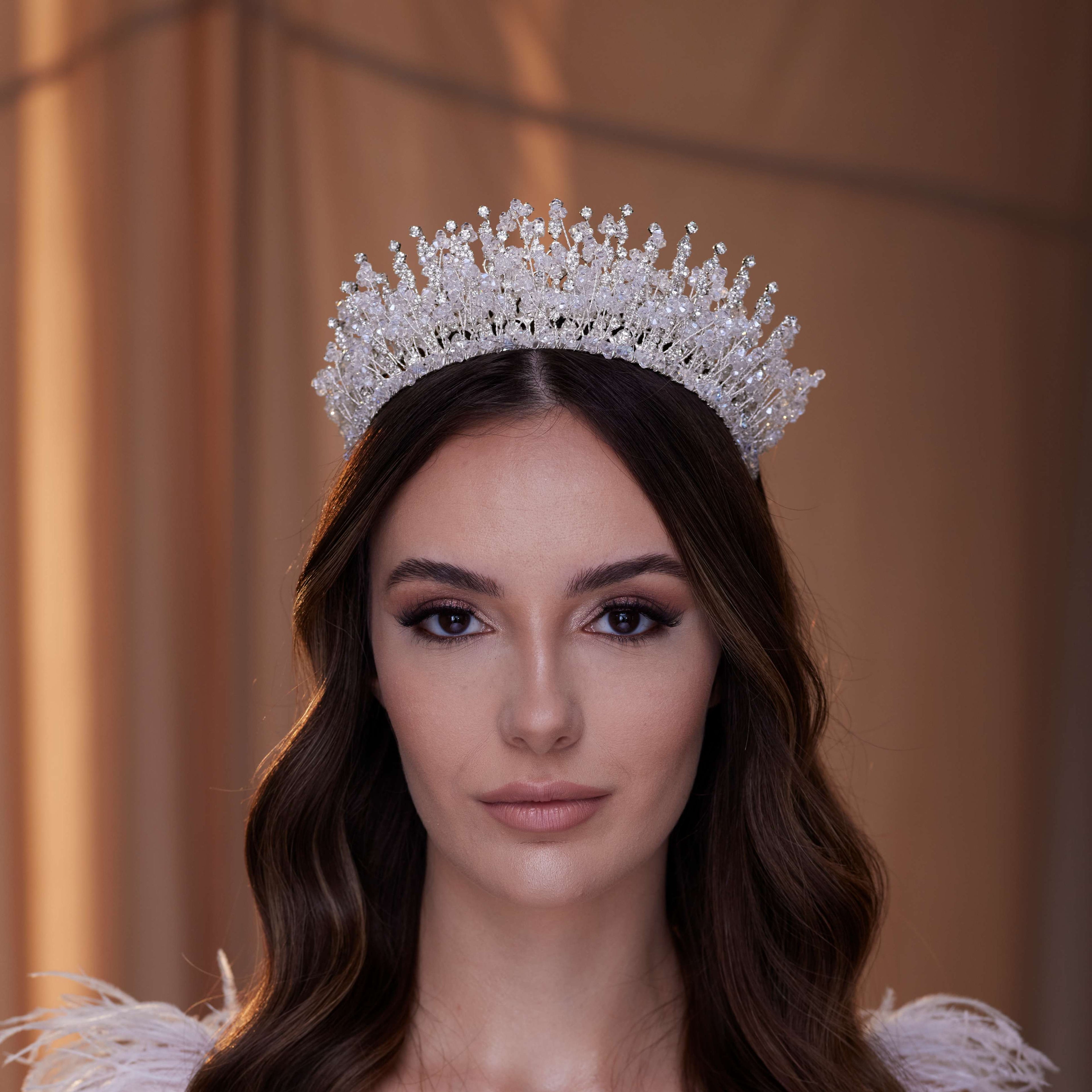 Crystal Rhinestone Bridal Tiara – Bridal Port, view 6