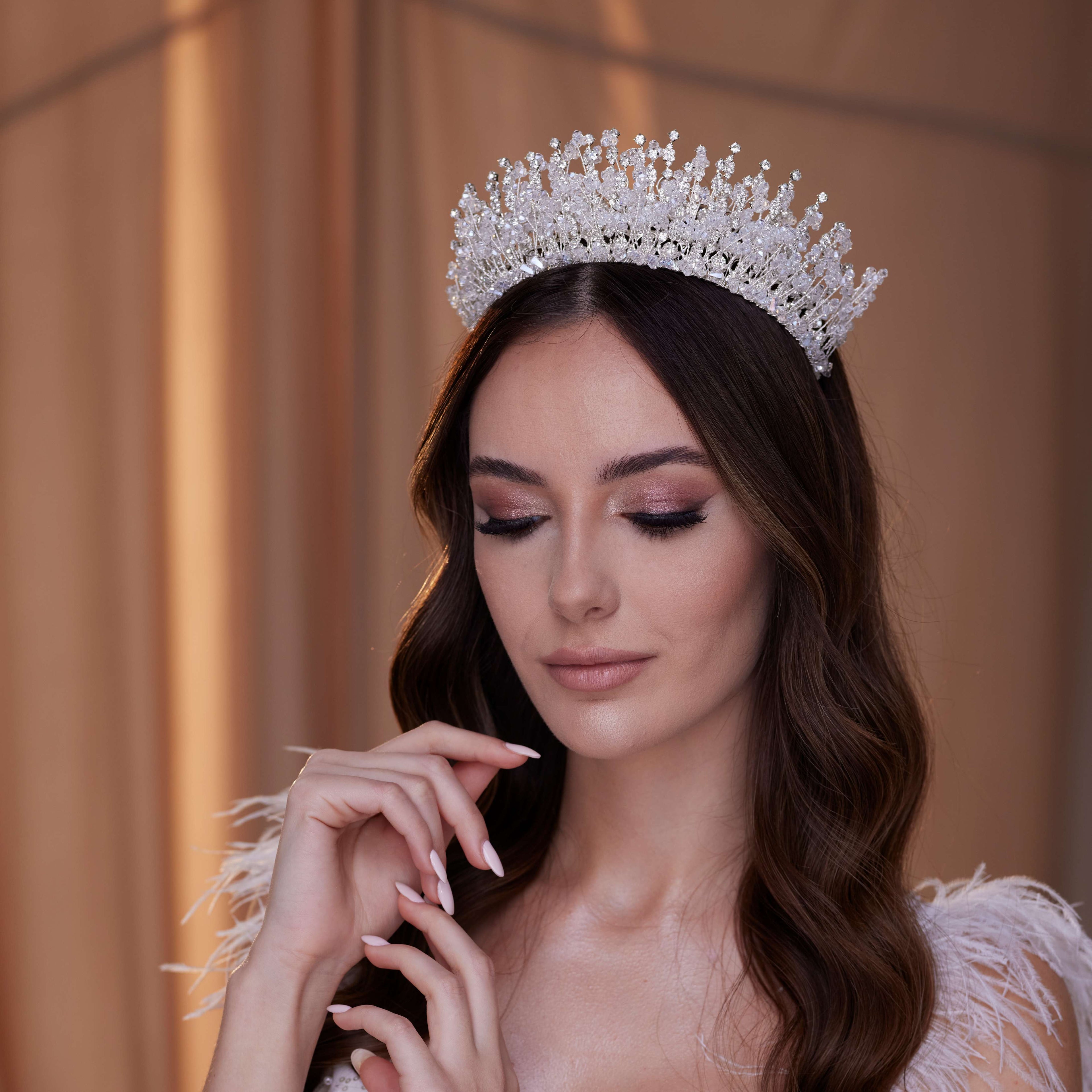 Crystal Rhinestone Bridal Tiara – Bridal Port