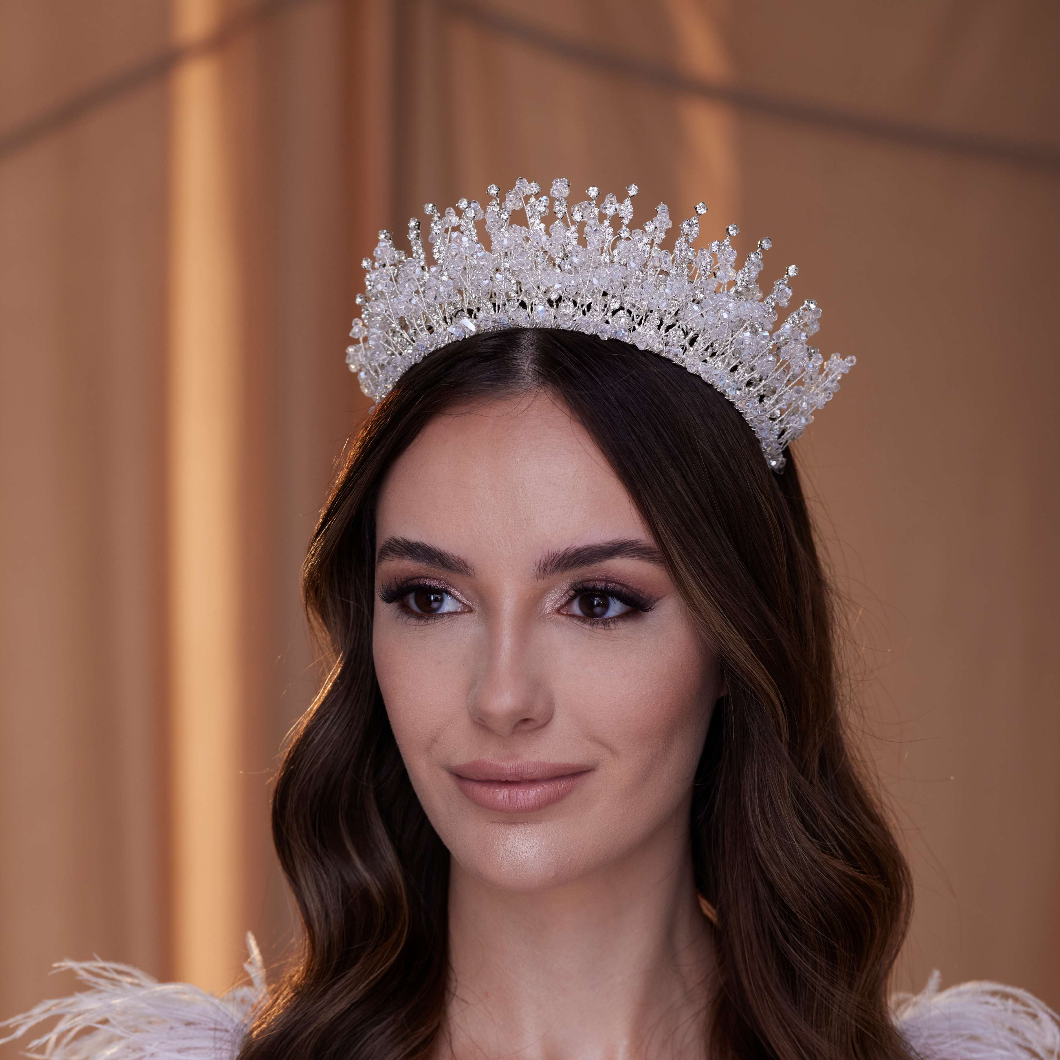 Crystal Rhinestone Bridal Tiara – Bridal Port, view 4