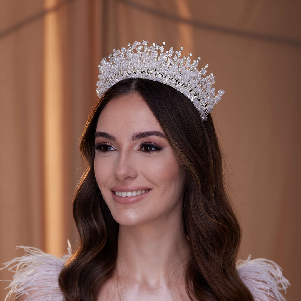Crystal Rhinestone Bridal Tiara – Bridal Port, view 5