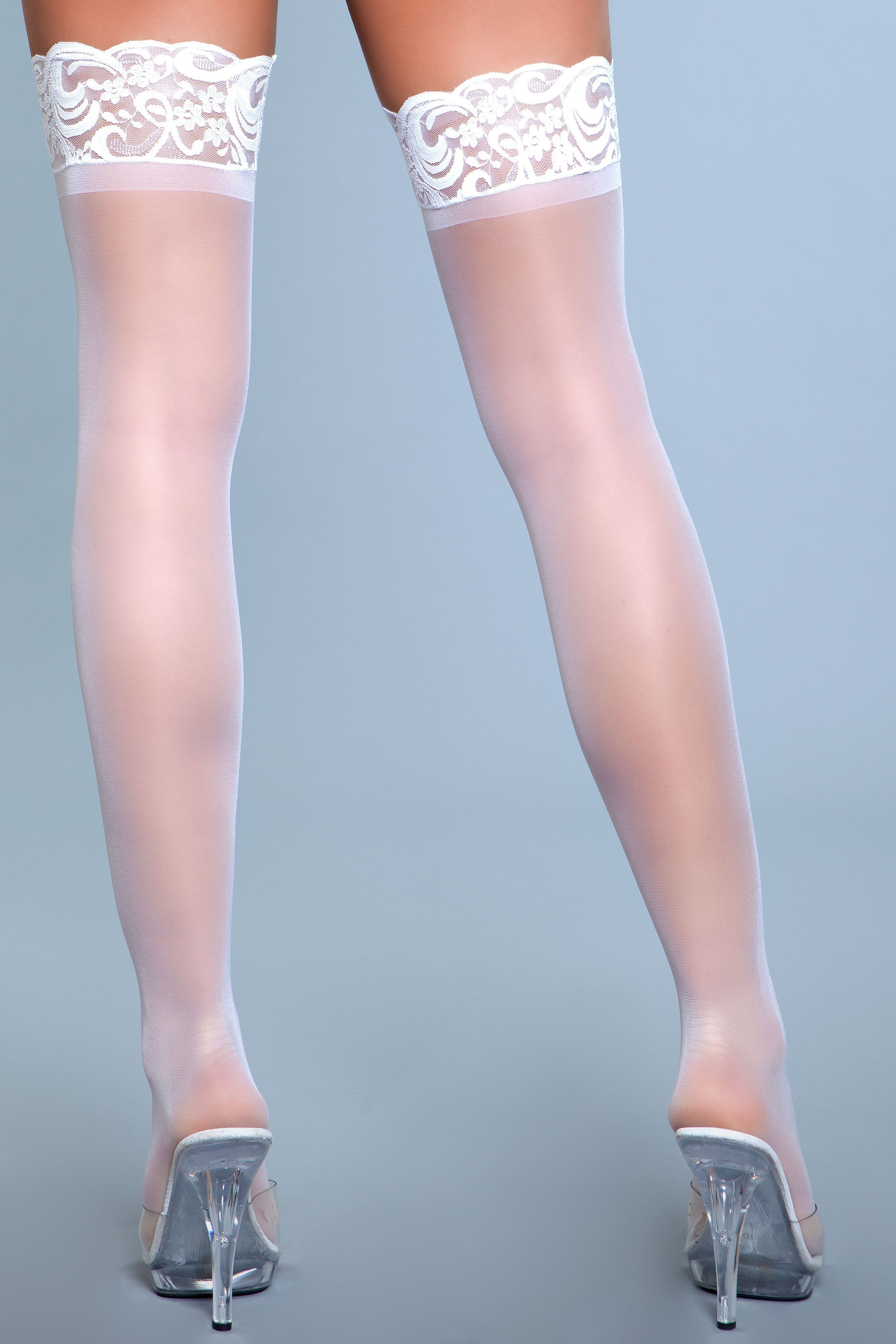 Love Spark Cove | Intimate Apparel, Pleasure Shop & Free Shipping 1919 Lace Over It Thigh Highs — comparison shot