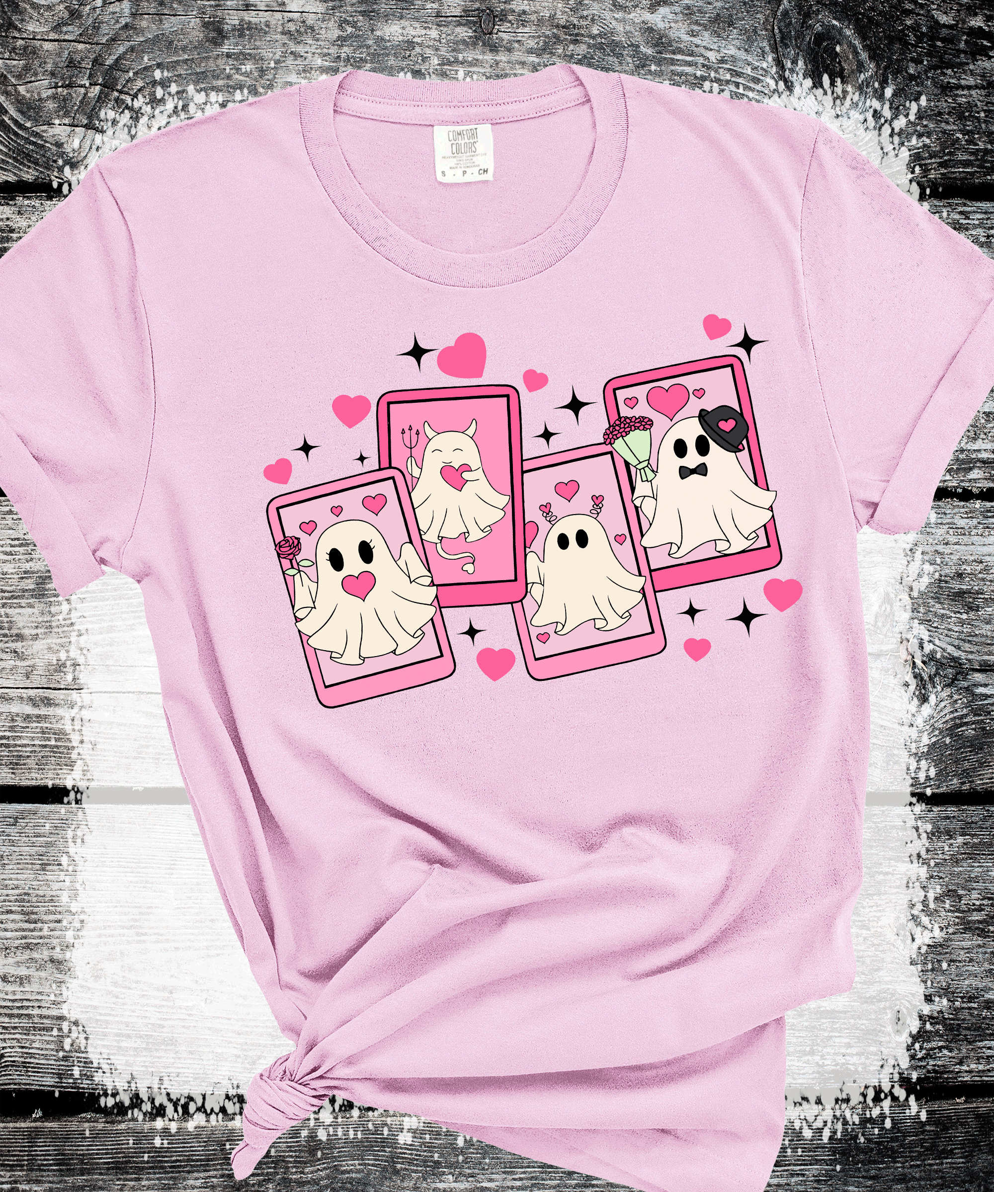 A Blessed Texas Mess Boutique Ghost Valentines Cards, Cute Ghost Card, Kid Valentine Card, School… — main product shot