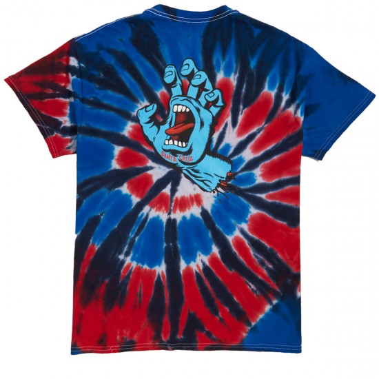 Santa Cruz Screaming Hand Short Sleeve Mens T-Shirt - Independence by Skates USA