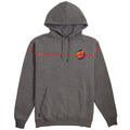 Santa Cruz Other Dot Wrap Stripes Pullover Hooded Mens Sweatshirt - Heather Grey by Skates USA