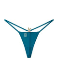 BUNNIES ROOM G-STRING TEAL BLUE — main product shot