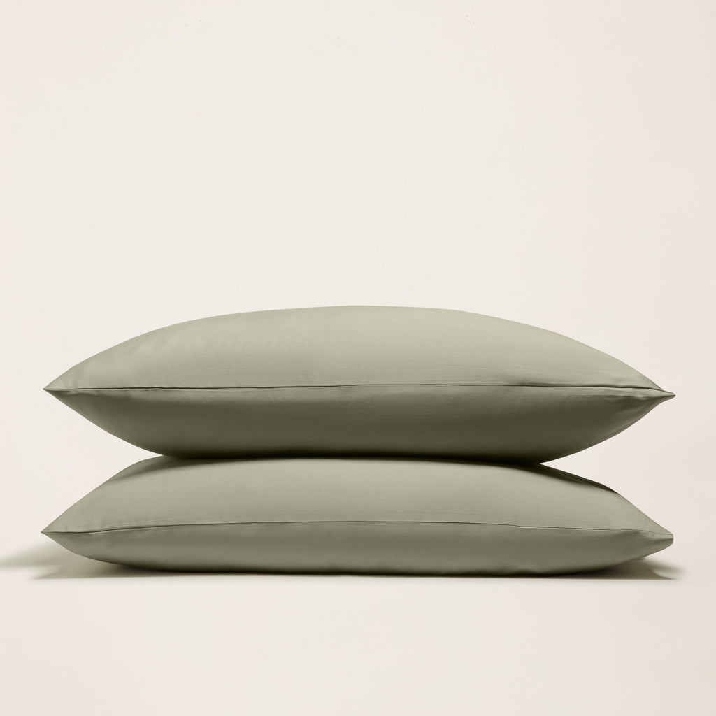 Italic Luxe Australian Sateen Sheet Set — back view