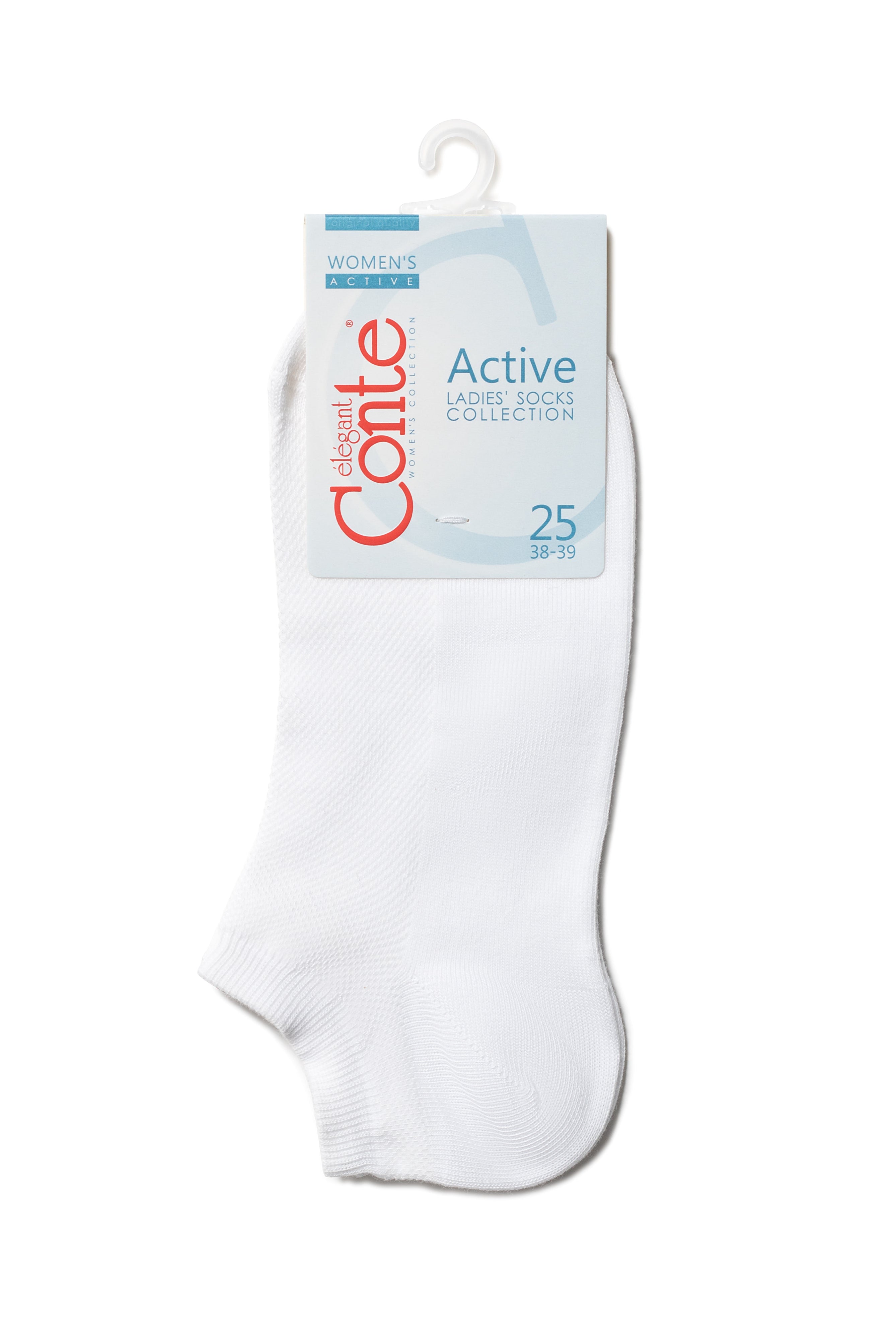 TheRanok.com Cotton Ankle Socks Conte Active - Mesh Pattern 484 — size reference