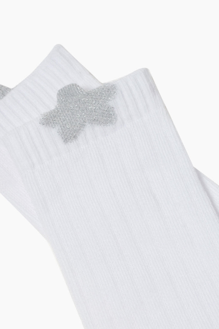 TheRanok.com Conte-Kids Cotton Knee-Highs Tip-Top 047 - Shimmering Picot — side view