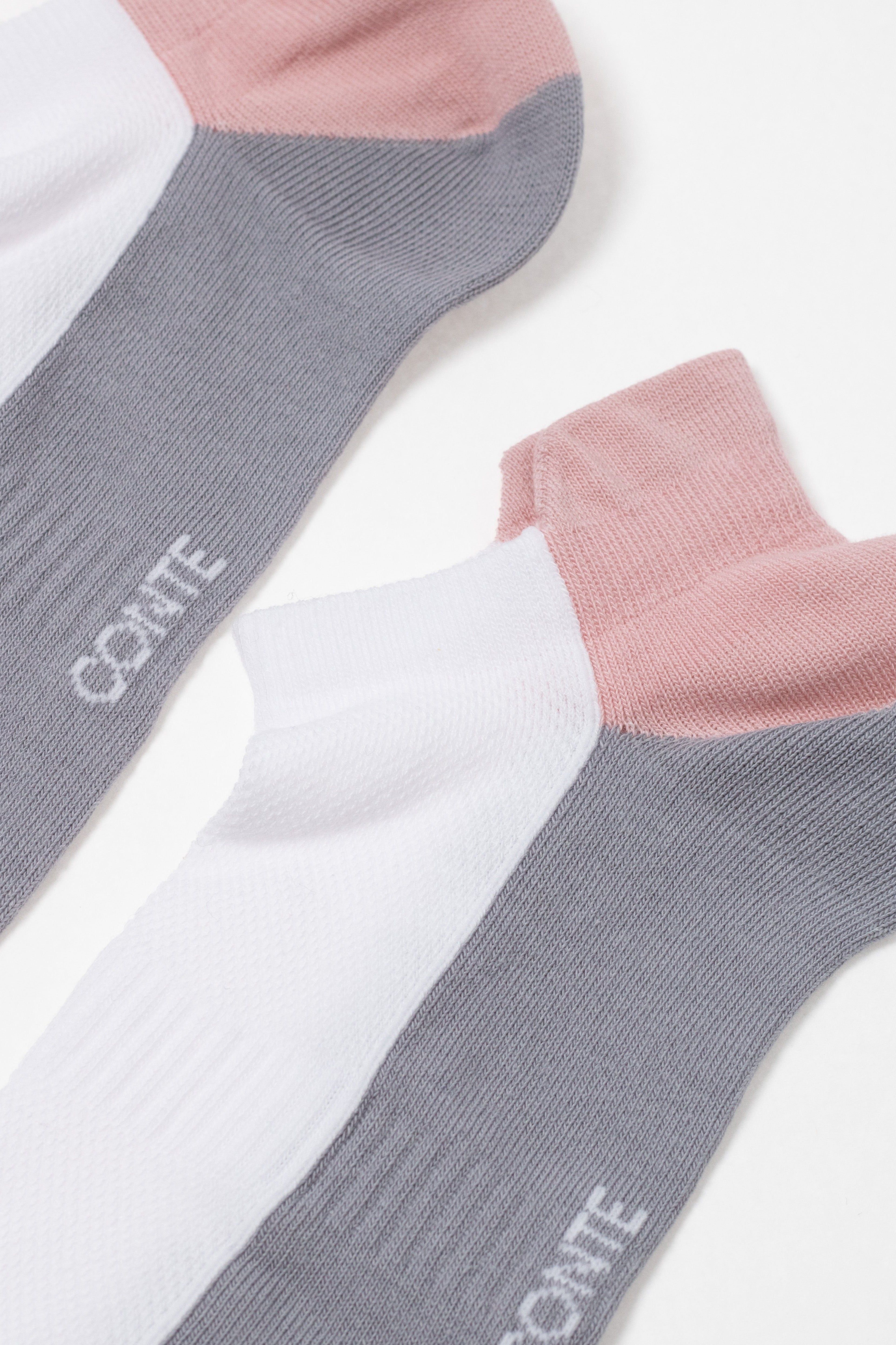 TheRanok.com Cotton Ankle Socks Conte Active - With a "Tongue" 393 — side view