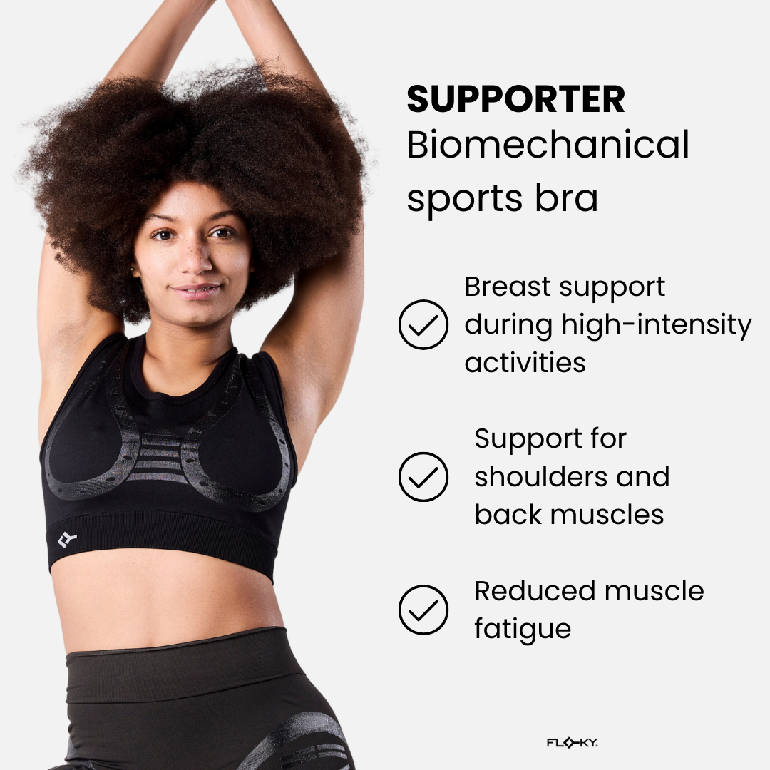 Floky US Bra SUPPORTER — Floky US branding close-up