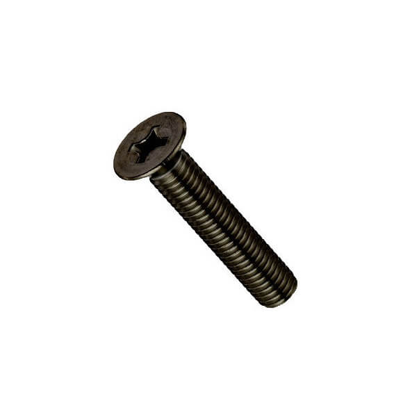 Standard Phillips Bolt 2-1/2" - Black