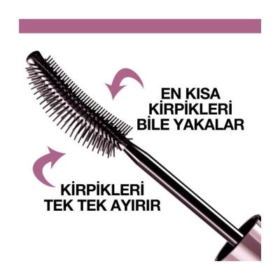 Maybelline New York Lash Sensational Waterproof Volumizing Mascara - Dramatic Volume, Length & Curl - Black Pigmentation