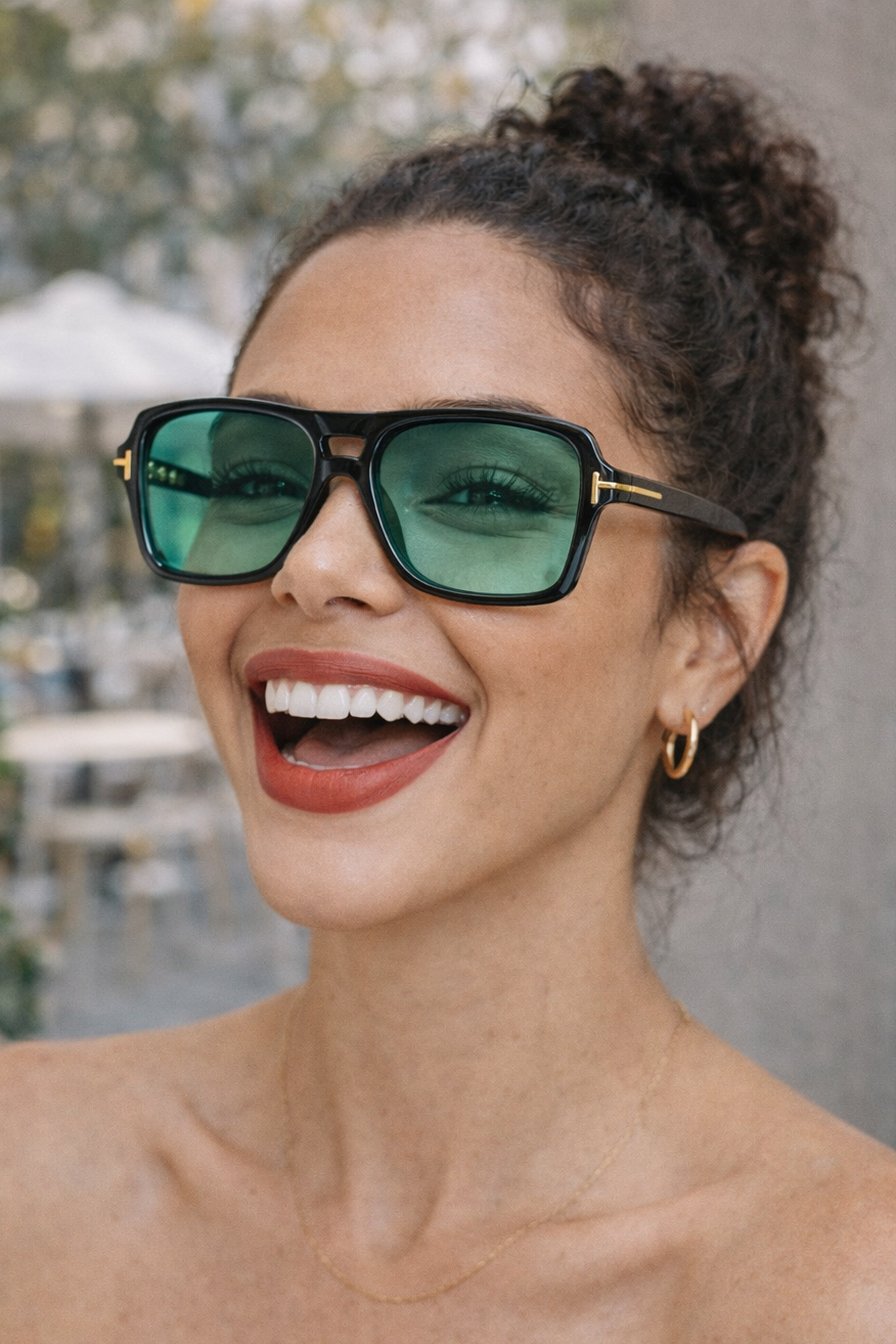 Pretty Little Patriot Pretty Little Patriot Saturday’s sunglasses — fabric or material detail