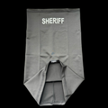 VisiBlue Neck Gaiter- BLACK SHERIFF — VisiBlue tactical gear for law enforcement