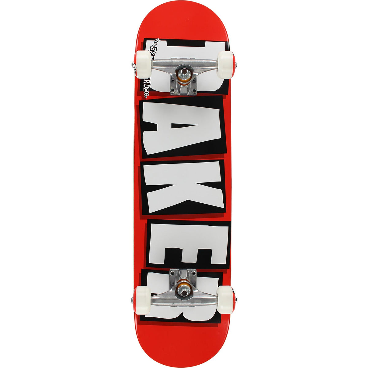Baker Brand Logo Complete Skateboard - 8.0" Red/White/Black by Skates USA