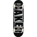 Baker Brand Logo Complete Skateboard - 8.25" Black/White, Complete Skateboards