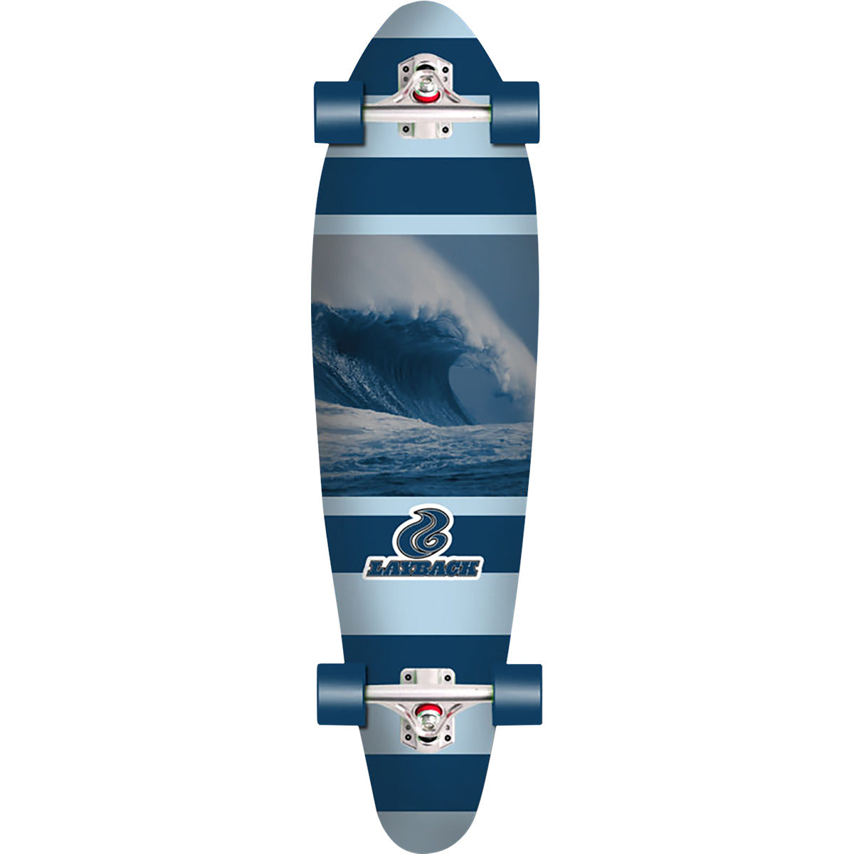 Layback Stormchaser Kicktail Longboard Complete - 9.75" by Skates USA
