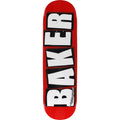 Baker Brand Logo Skateboard Deck - 8.5″ Red/White by Skates USA