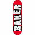 Baker Brand Logo Skateboard Deck - 8.5″ Red/White by Skates USA