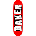 Baker Brand Logo Skateboard Deck - 8.6″ Red/White by Skates USA