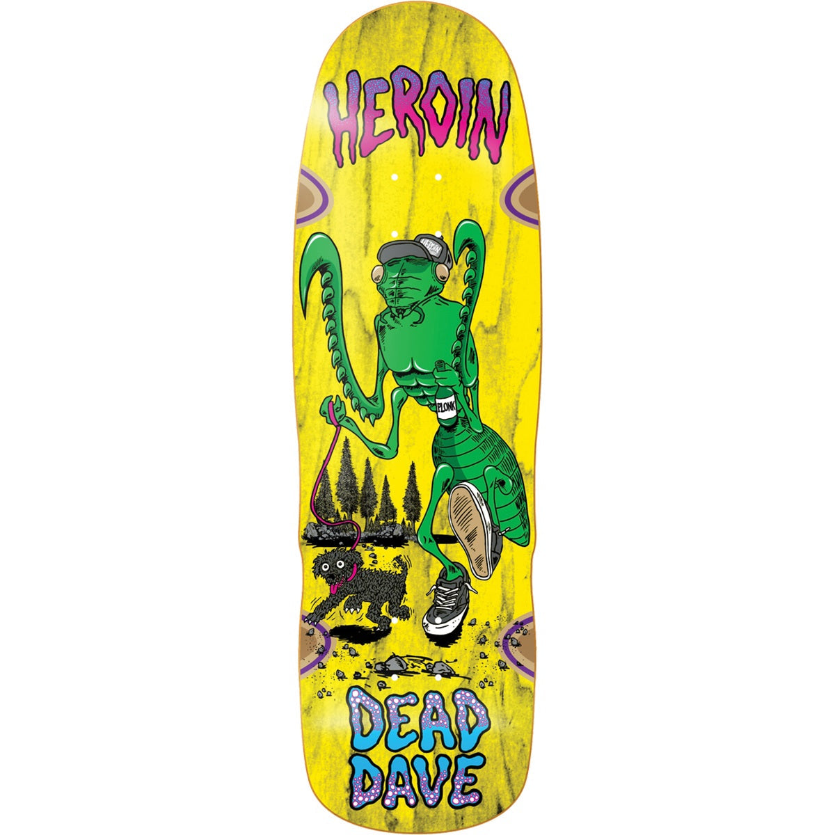 Heroin Dead Dave Bug Skateboard Deck - 10.1″ by Skates USA