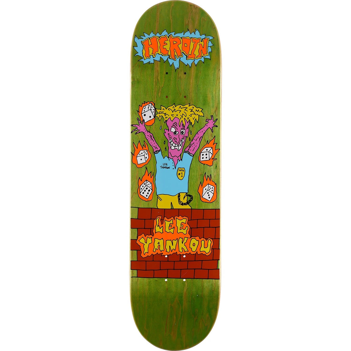 Heroin Yankou Dead Toon Deck - 8.25″ by Skates USA