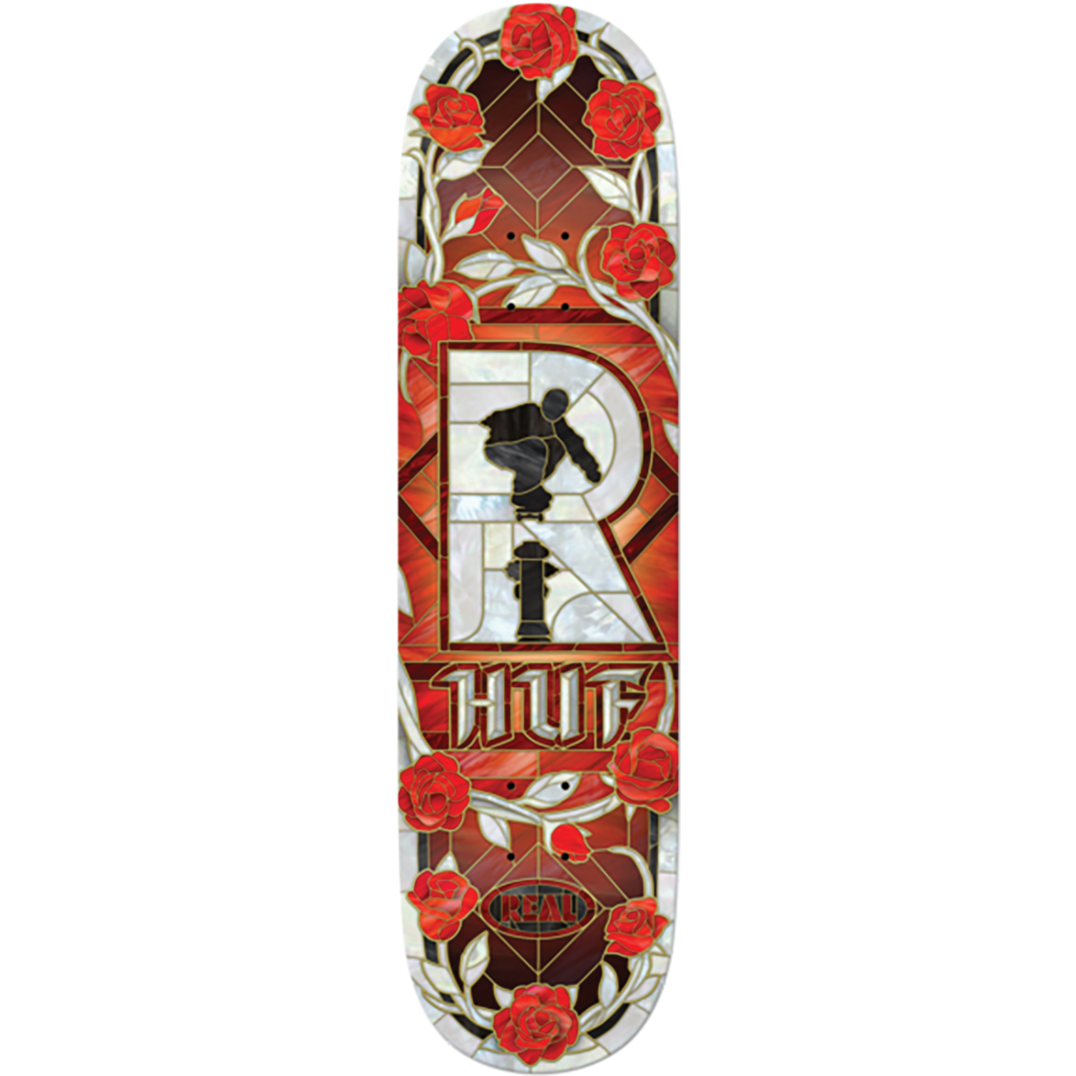Real Huf Cathedral Skateboard Deck - 8.5″ by Skates USA