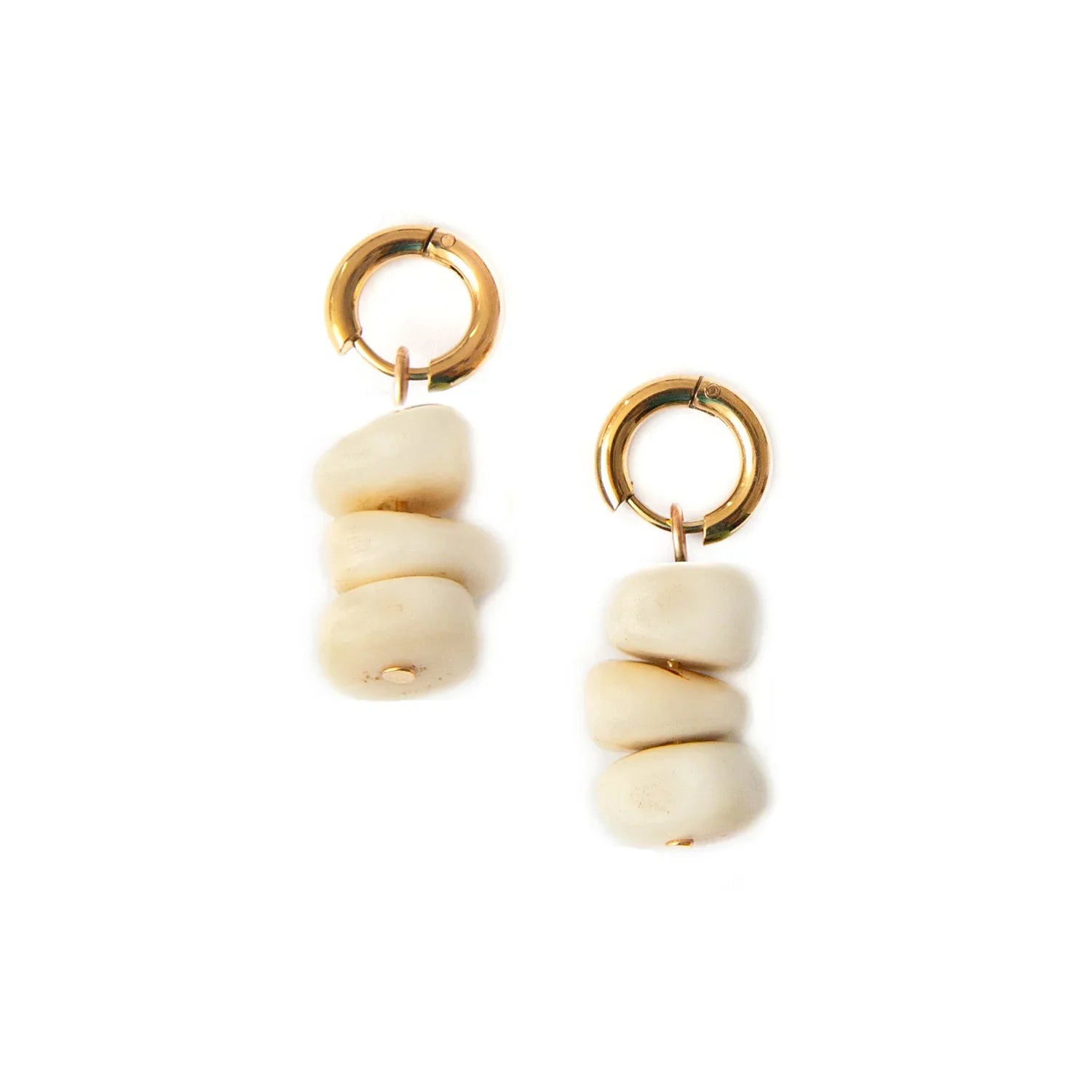 KADOU BOUTIQUE Tagua Maui Earrings — lifestyle context