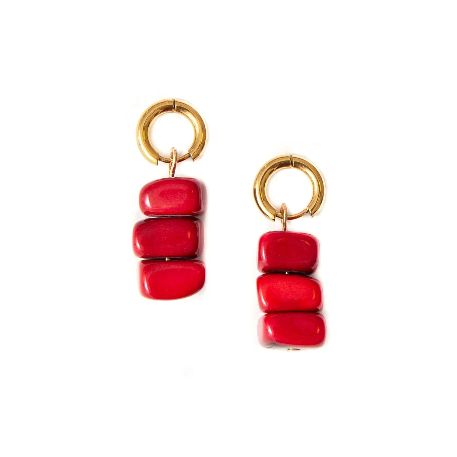 KADOU BOUTIQUE Tagua Maui Earrings — main product shot