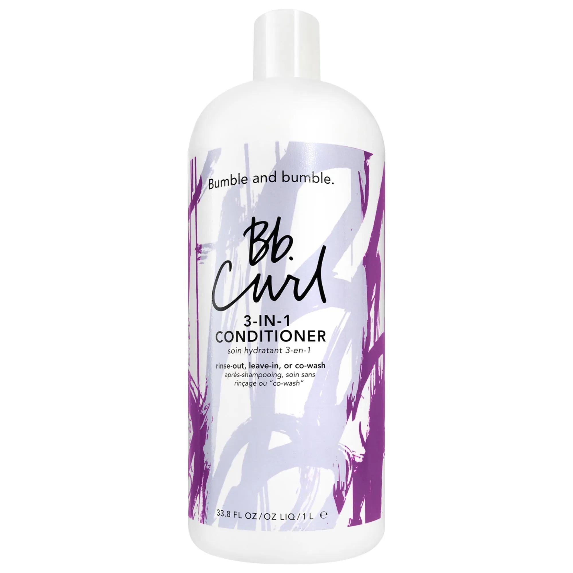 Curl 3-in-1 Moisturizing Conditioner for Curly Hair - Vegan, Sulfate-Free, Moisturizes & Detangles