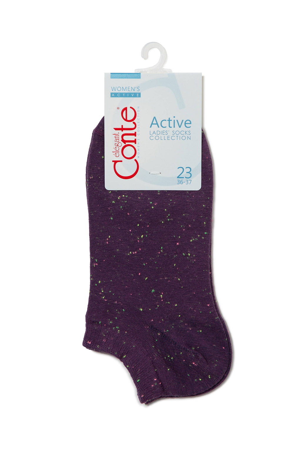 TheRanok.com Cotton Ankle Socks Conte Active - 085 Knitted Colorful Pixels — lifestyle context