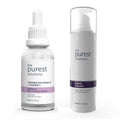 The Purest Solutions Anti-Aging Eye Care Set - Brightens, Moisturizes, and Reduces Fine Lines with Caffeine, Peptide Complex & Hyaluronic Acid