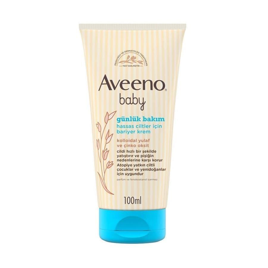Aveeno Baby Barrier Cream for Sensitive Skin - 3.38 fl oz, Fragrance-Free, Soothing Diaper Rash Relief