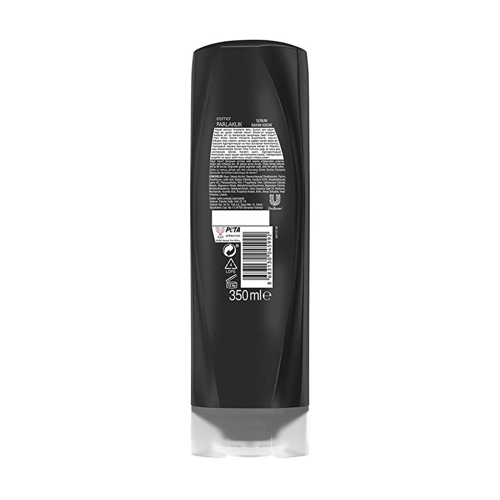 Elidor Hair Serum for Dark Hair - Nourishing Leave-in Conditioner with Chia Seed Oil, Vitamin E & Keratin for Shine Enhancement