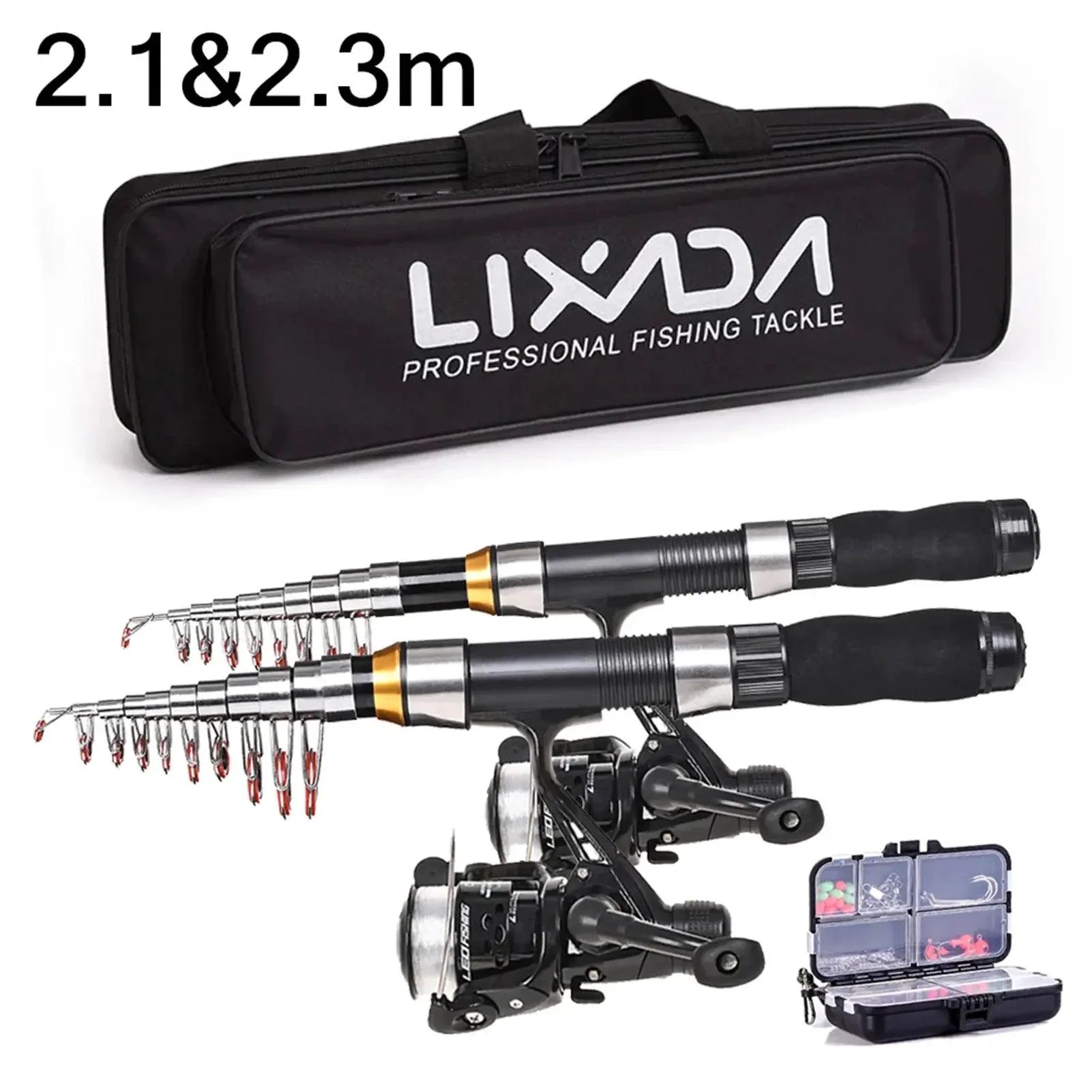 Portable Fishing Pro Rod Kit - Premium Gear for Anglers