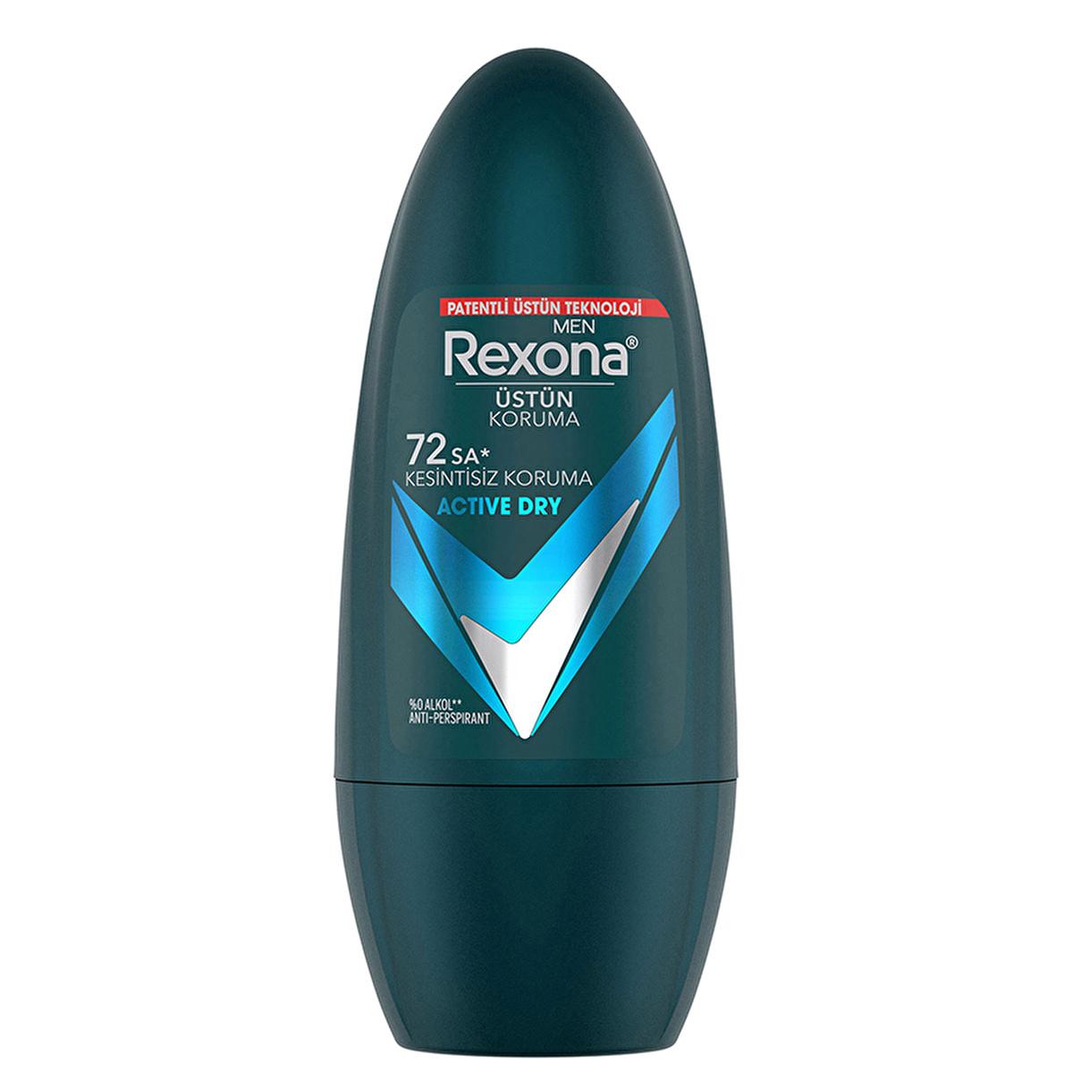 Rexona Active Dry Men's Roll On Deodorant - 72 Hour Continuous Protection | 1.69 fl. oz.
