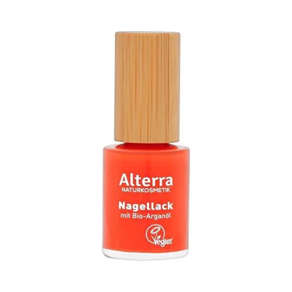 Alterra Love Red Nail Polish: Organic Argan Oil, Natural, Non-Toxic - Vibrant Red Color & Nourishing Nail Care