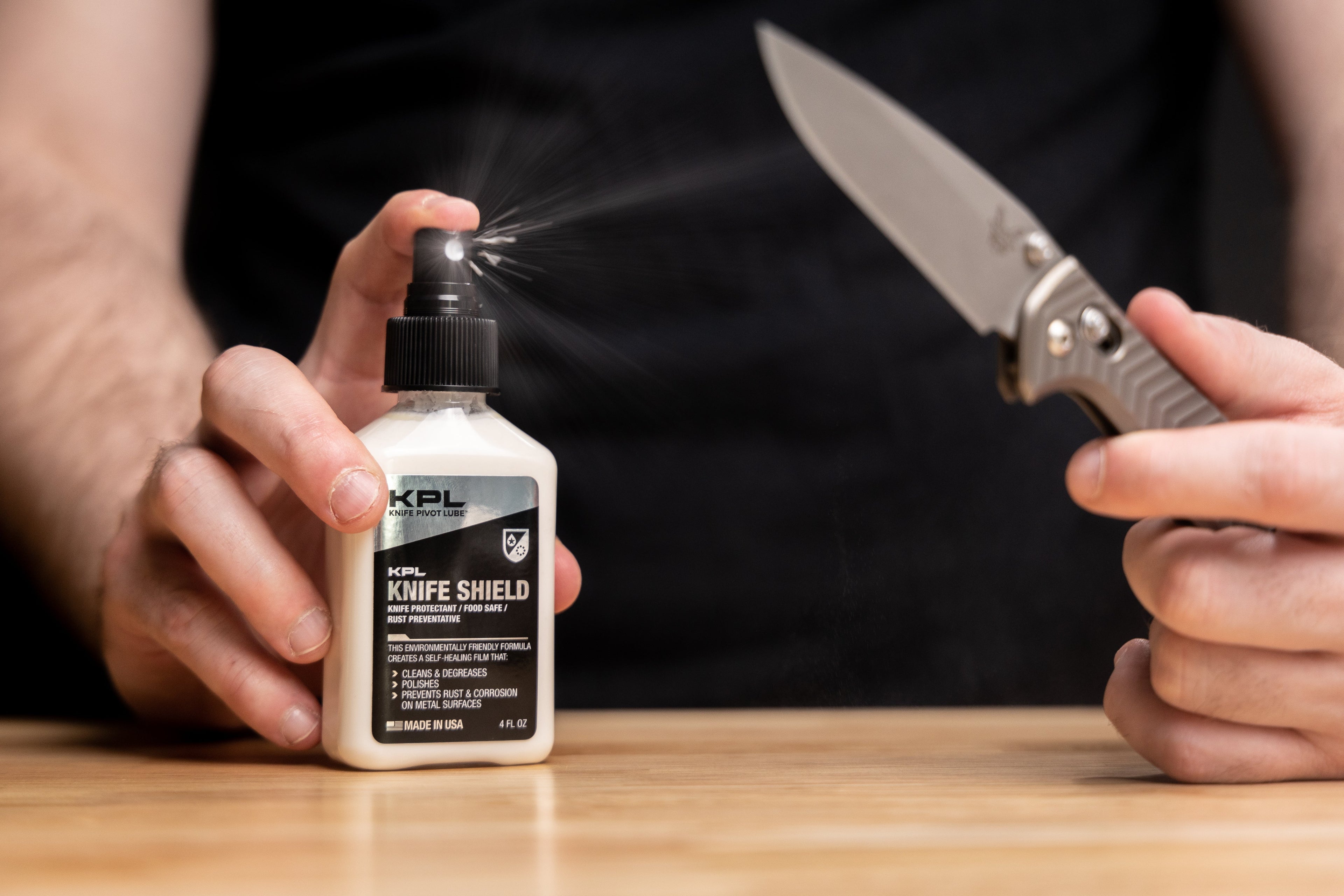 Knife Shield - Corrosion Preventive Knife Cleaner – Knife Pivot Lube, view 4