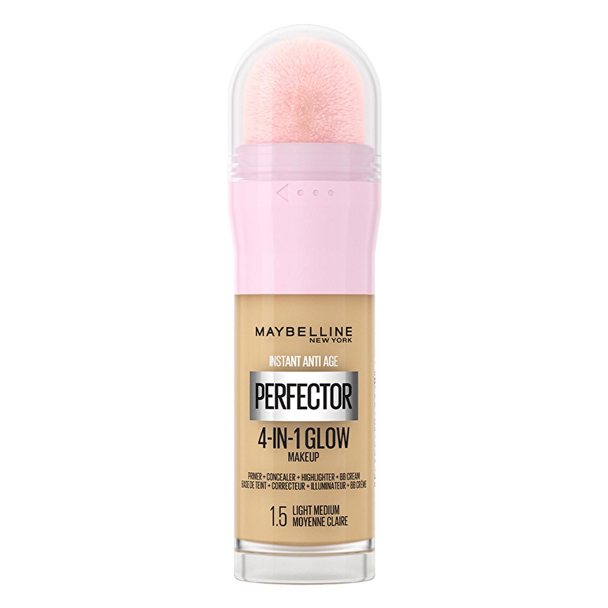 Maybelline New York Instant Perfector Glow Foundation Makeup - 4-in-1 Formula for Flawless Complexion, Radiant Glow, Easy Application