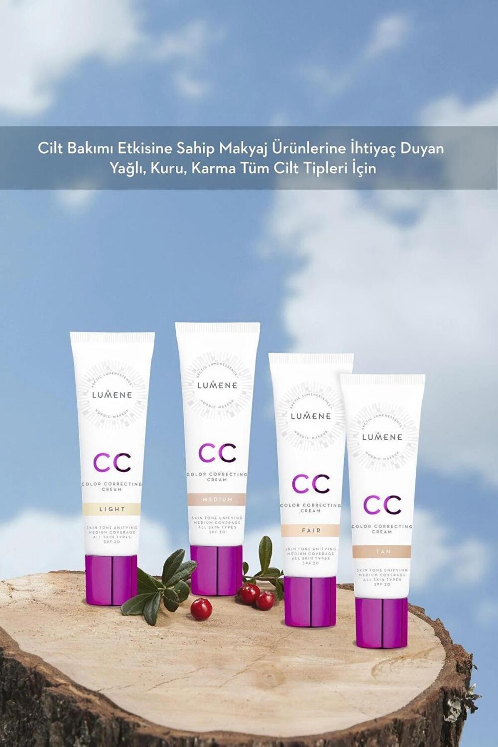 Lumene CC Cream SPF 20 - Organic Skincare for Even Tone & Hydration