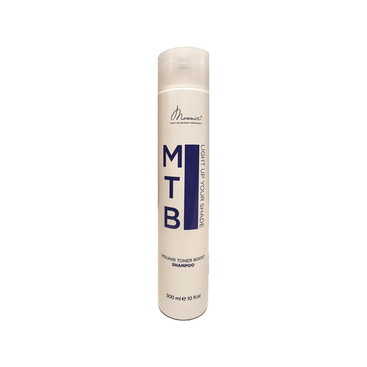 Mounir Toner Boost Light Up Your Shade Shampoo 300 ml - Toning Shampoo for Vibrant Hair Color