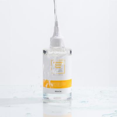 Bibimcos AHA-BHA Facial Toner for Exfoliating and Brightening Skin - Hypoallergenic and Suitable for All Skin Types
