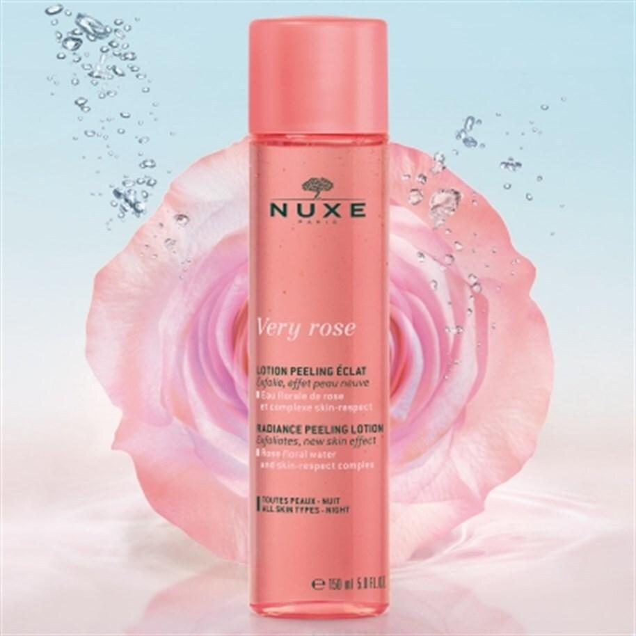 Nuxe Very Rose Radiance Peeling Lotion 150ml - Gentle Exfoliating Skincare for All Skin Types