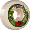 Bones STF Hart Speed Gator V5 52mm 99a Wheels - White (Set of 4) by Skates USA