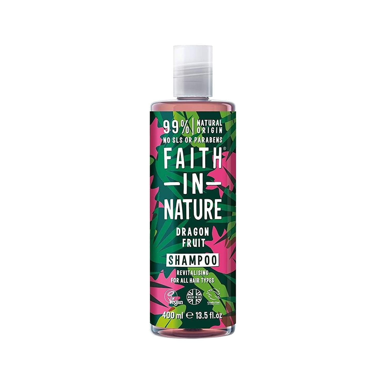 Faith In Nature Dragon Fruit Revitalizing Shampoo for All Hair Types - 13.53 fl oz Natural Hair Care