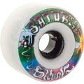 Satori Goo Ball Skunk Skateboard Wheels 60mm 78a - Clear White (Set of 4) by Skates USA