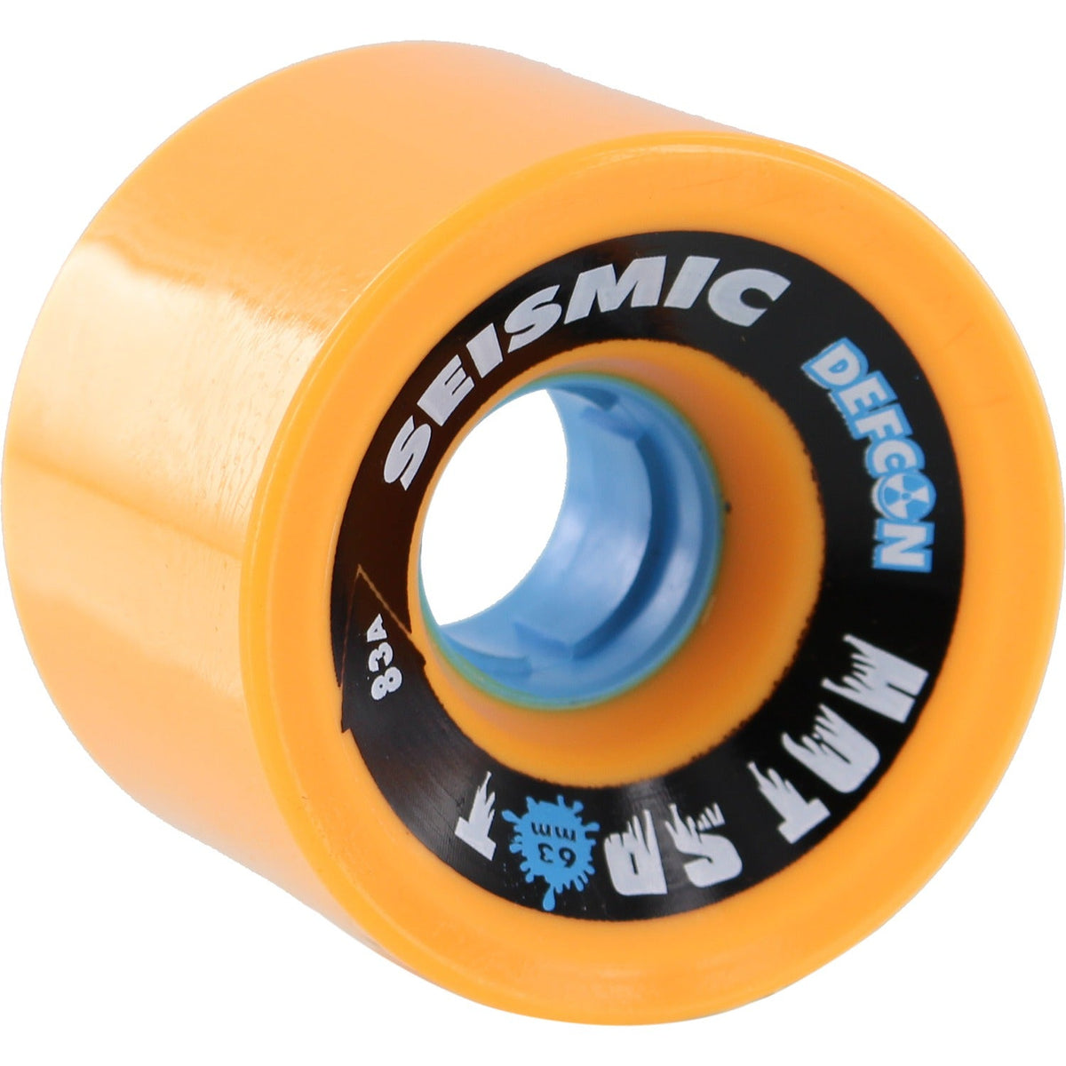 Seismic Hot Spot Defcon Wheels 63x45mm 83a - Mango (Set of 4) by Skates USA